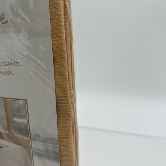 NOS ELRENE HOME FASHIONS 100% POLYESTER Harvest GOLD 70" ROUND TABLECLOTH - Picture 7 of 10